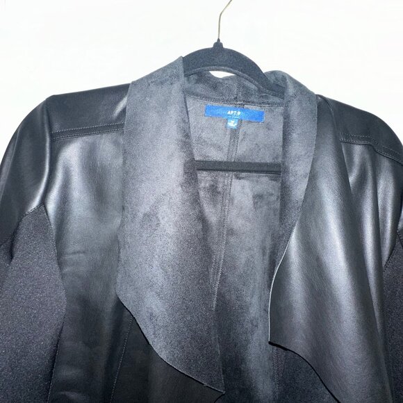 NWT Apt. 9 Faux Leather Moto Jacket - Picture 4 of 6
